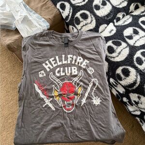 Hellfire Club Graphic Men's Shirt - Gray